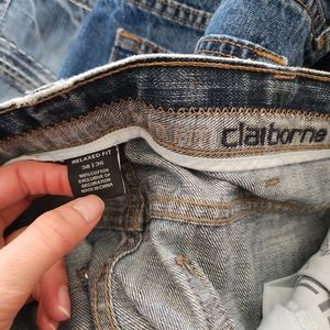 6 pairs mens 38x36 jeans.